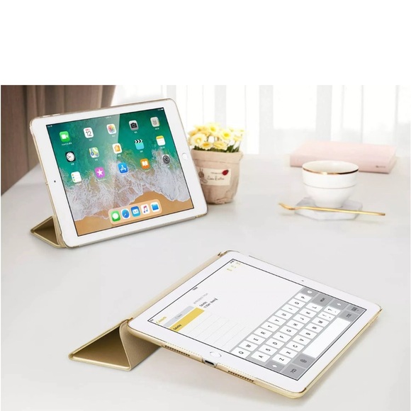 ESR iPad Air 2 Case Trifold Leather Slim Smart Case With Auto Sleep/Wake - Picture 2 of 2